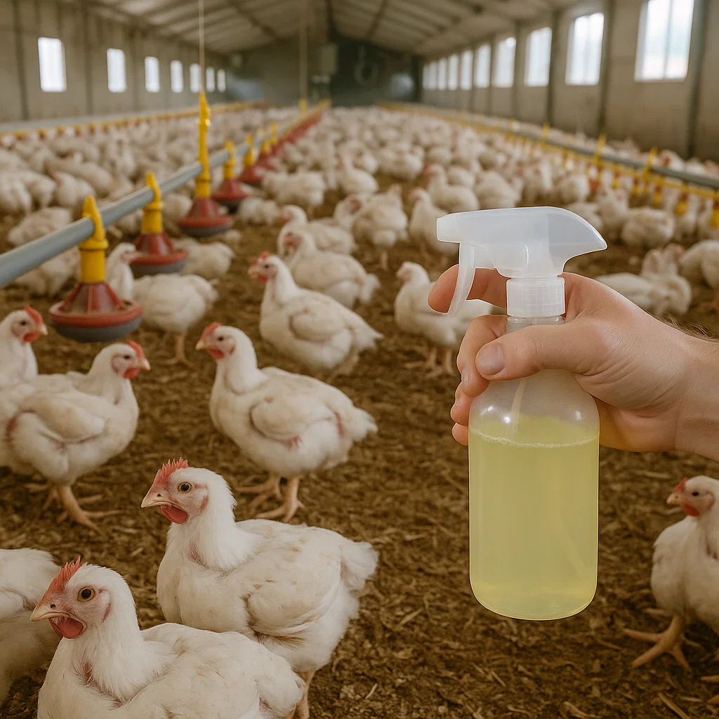 ضدعفونی کننده های طبیعی مرغداری