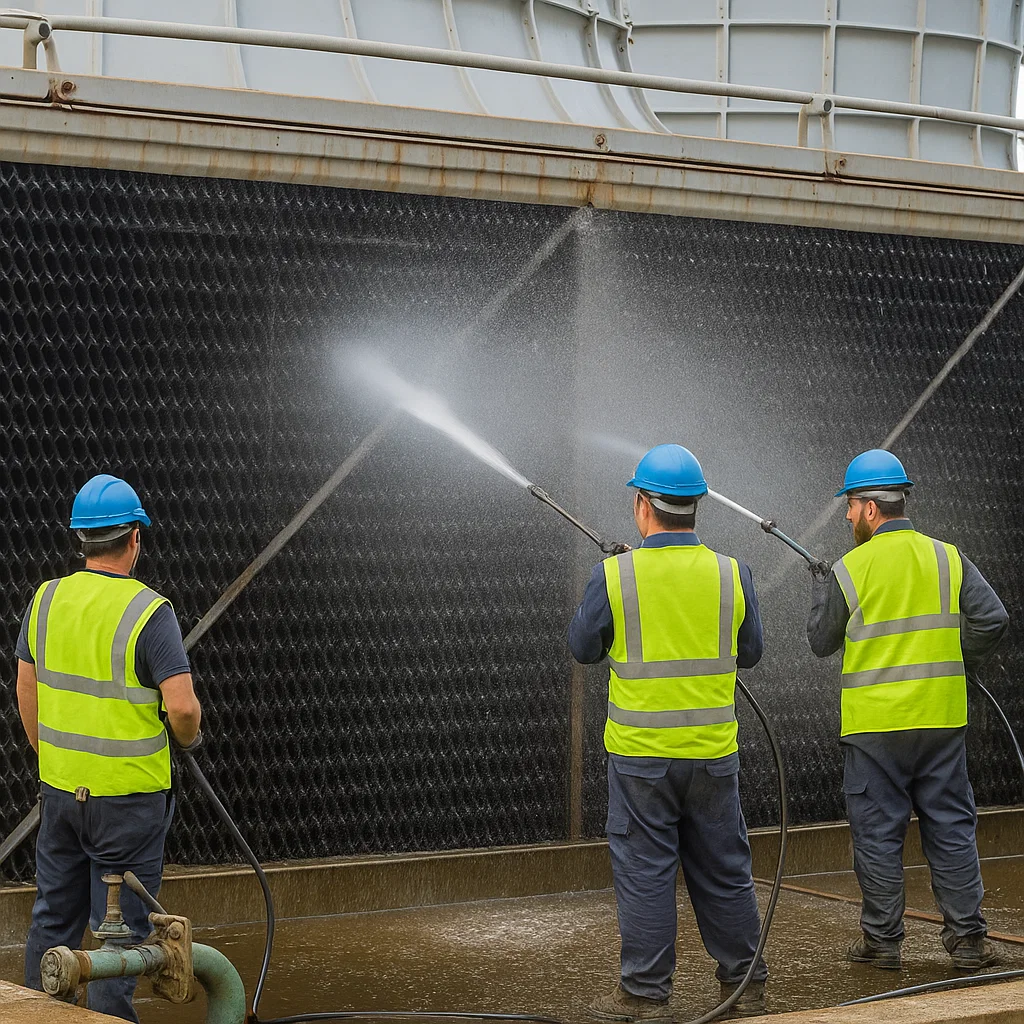 رسوب زدای برج خنک کننده