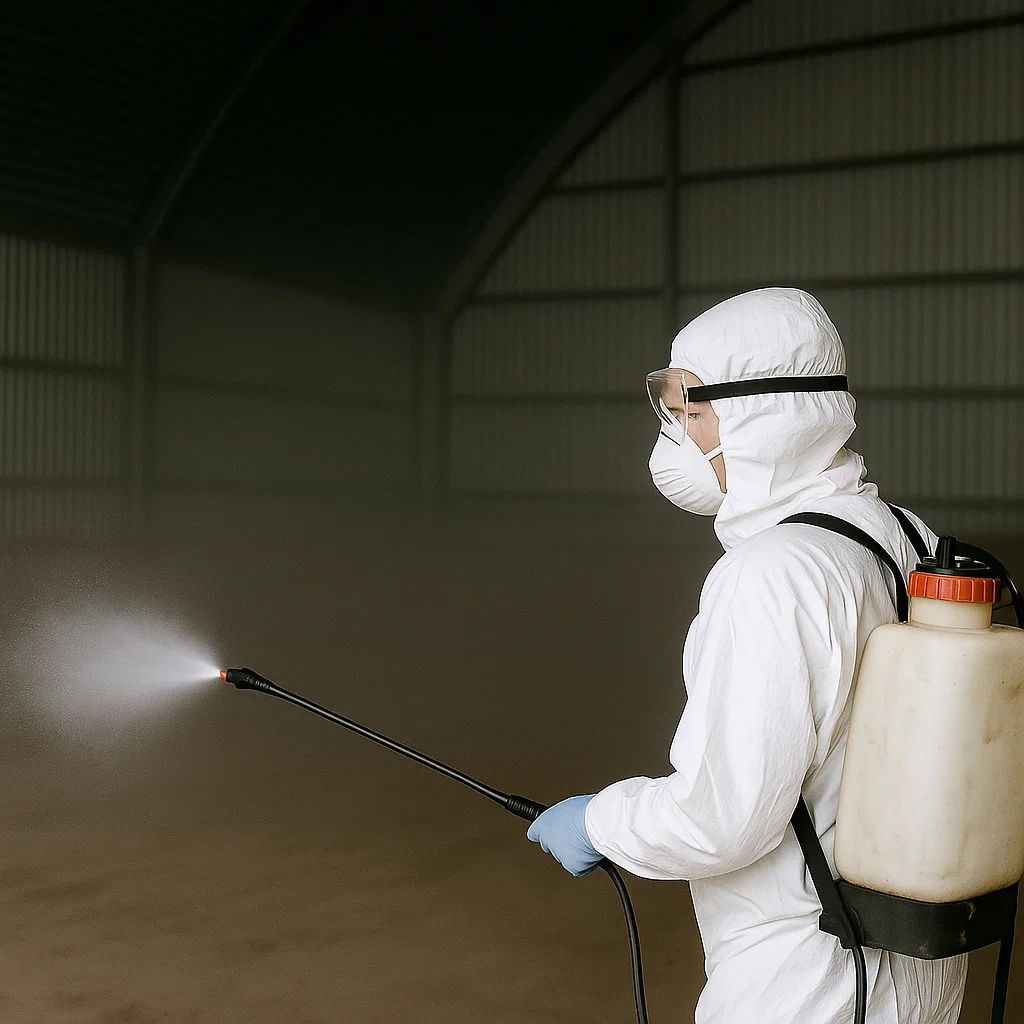 ضدعفونی انبار سیب زمینی