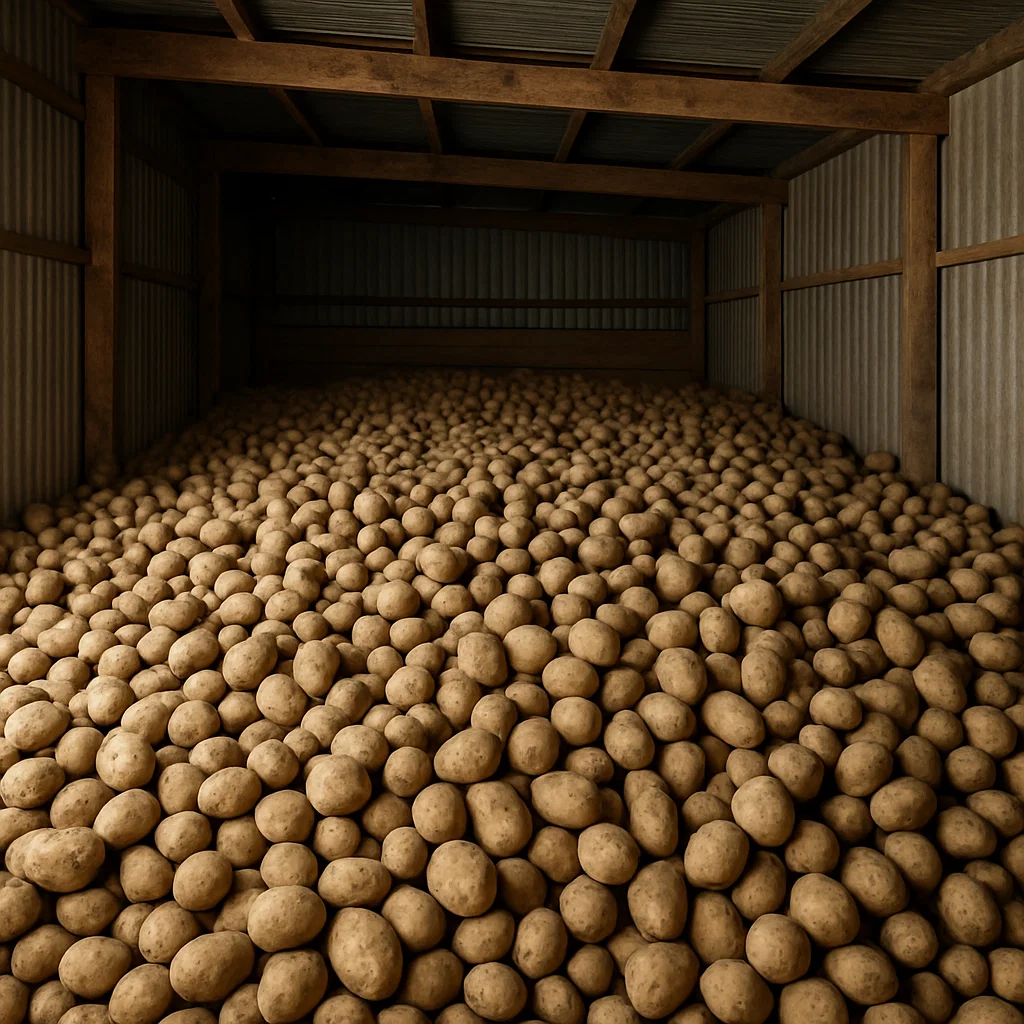 ضدعفونی انبار سیب زمینی