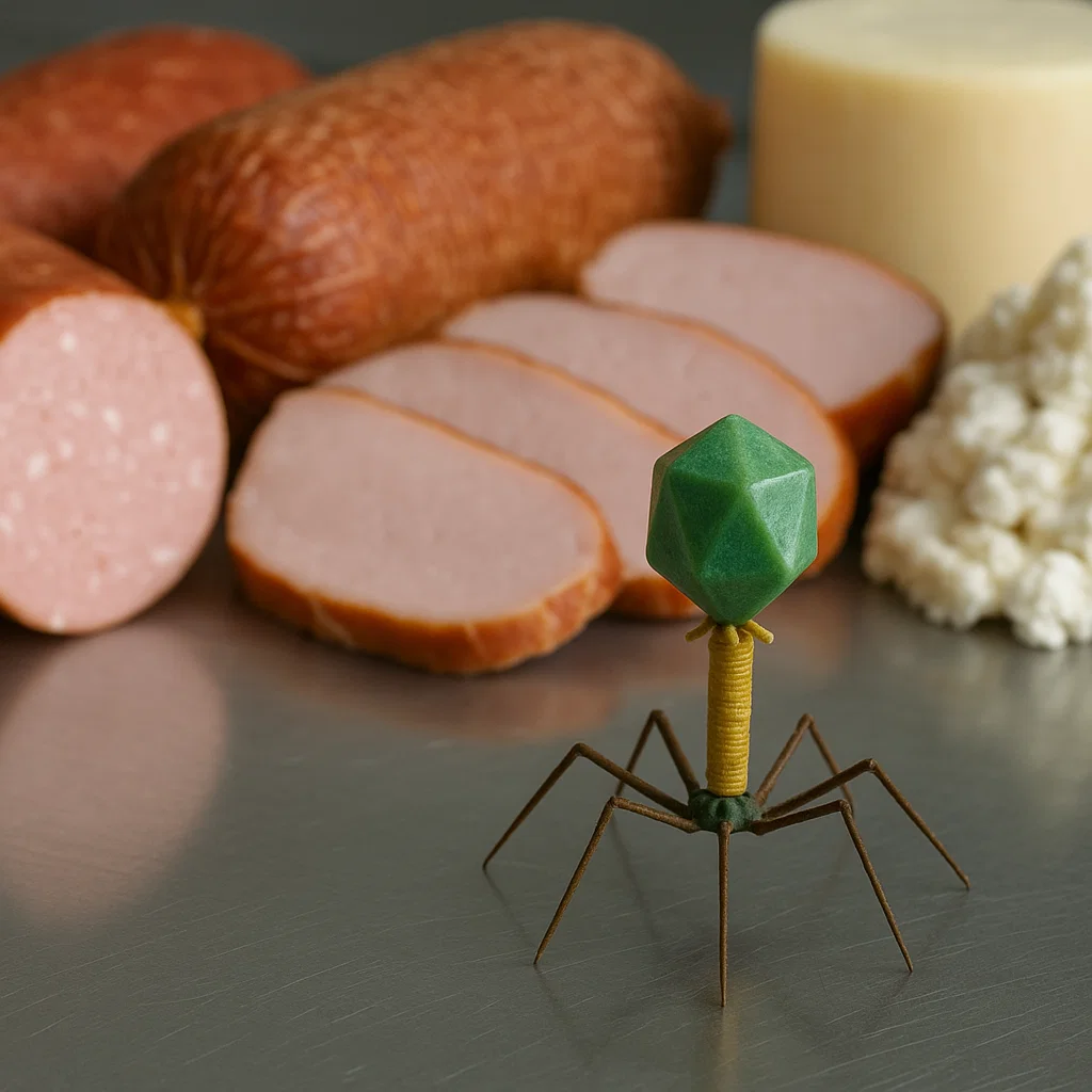 انواع باکتریوفاژ ها در صنایع غذایی