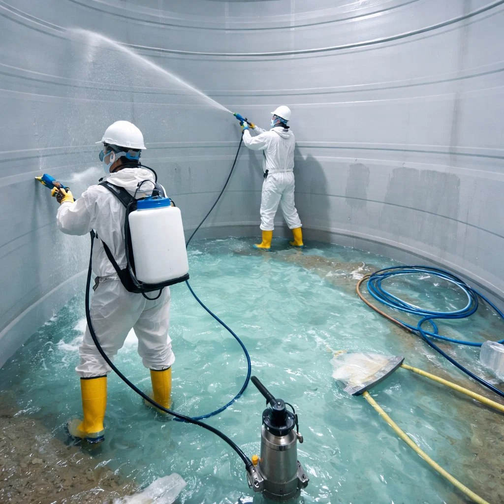 ضدعفونی مخزن آب آشامیدنی