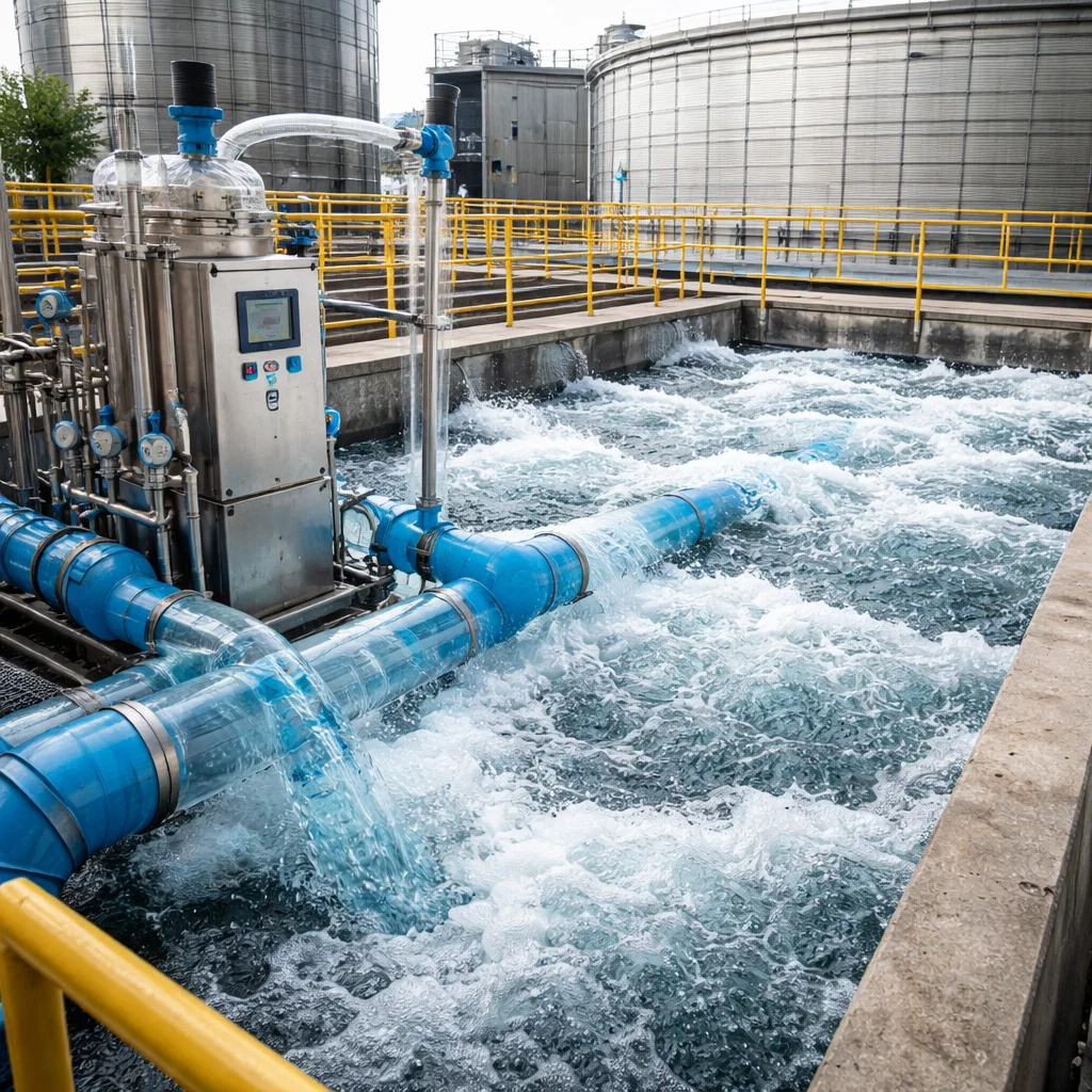 تصفیه فاضلاب با ازن