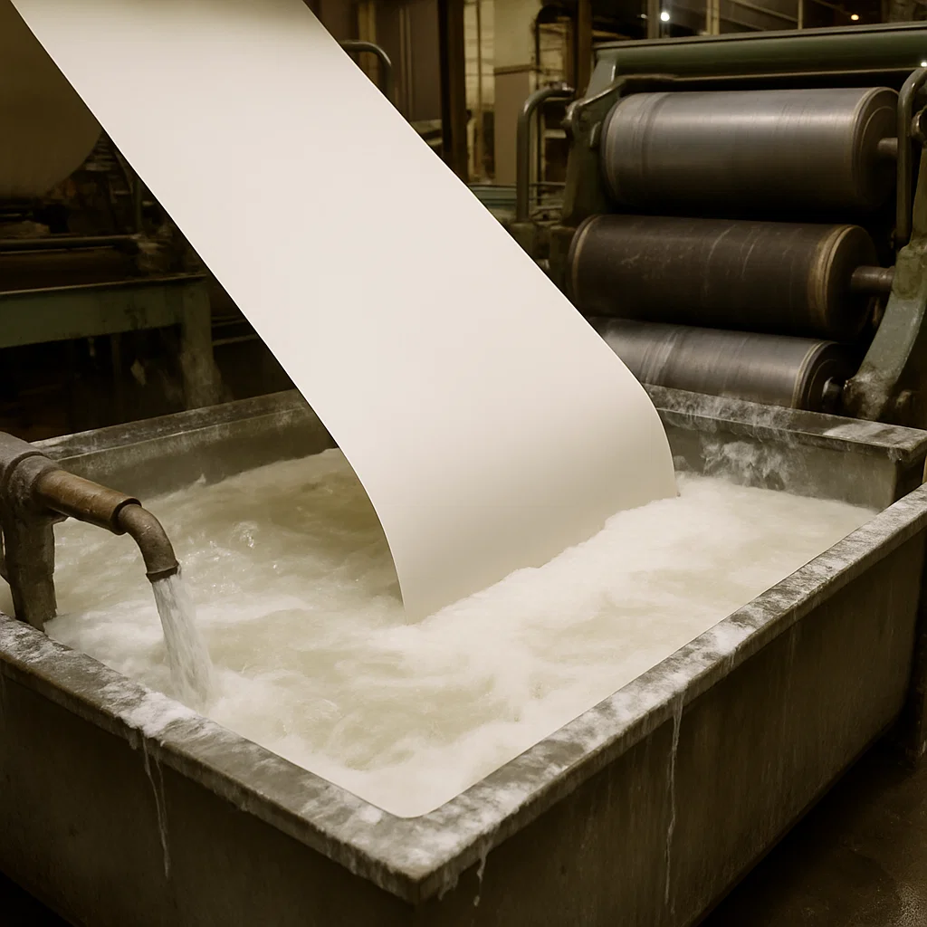 بلیچینگ کاغذ چگونه انجام می شود؟