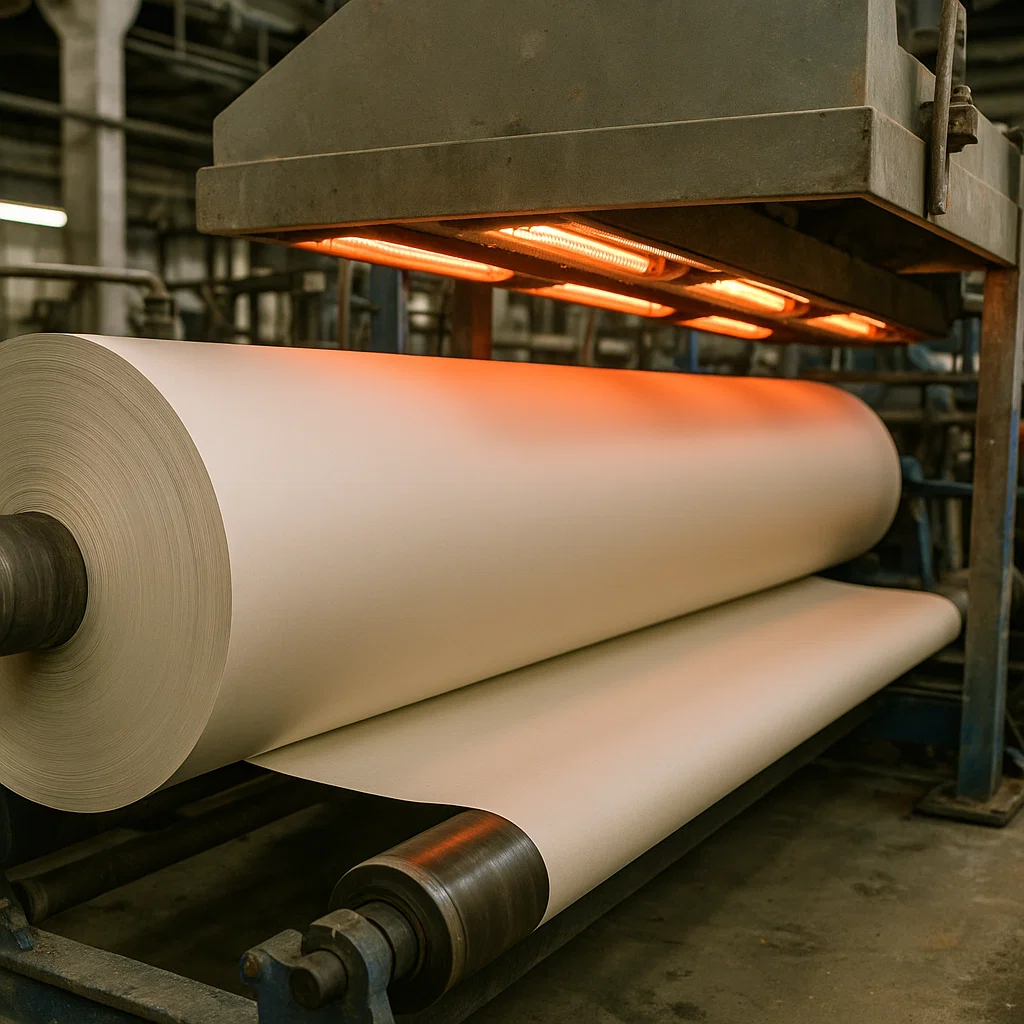 فرآیند خشک کردن کاغذ بعد از ضدعفونی و سفید کردن کاغذ