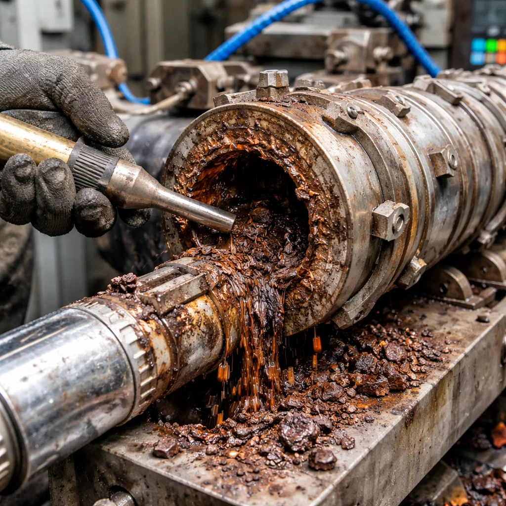 رسوب زدایی ماشین های اکسترودر