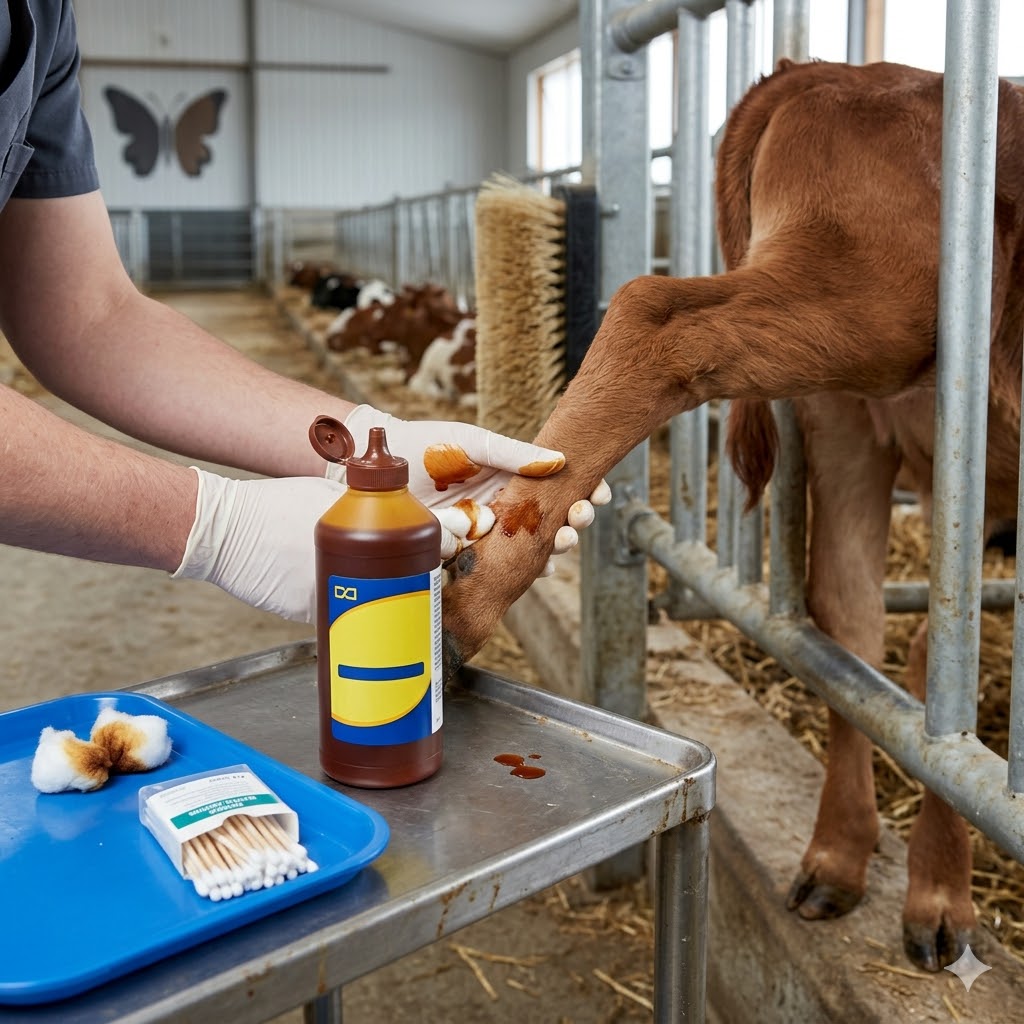 Povidone-Iodine for livestock