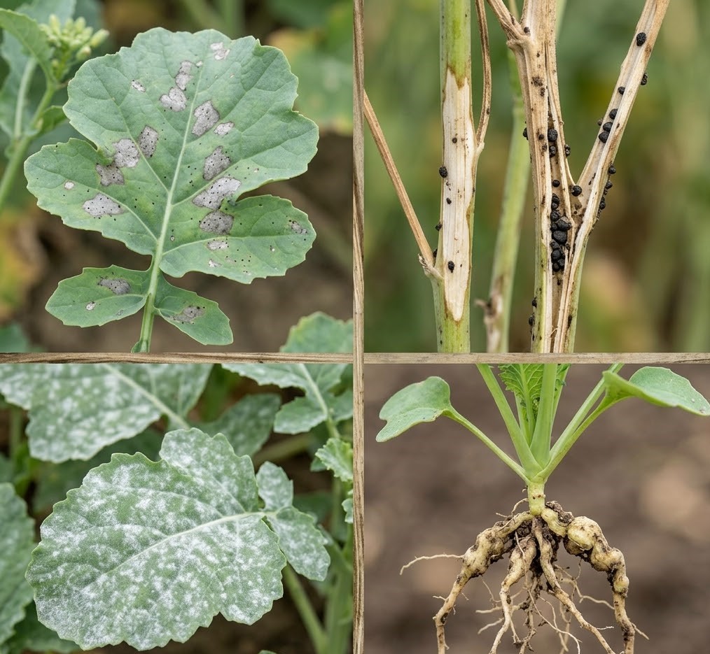 what are canola diseases