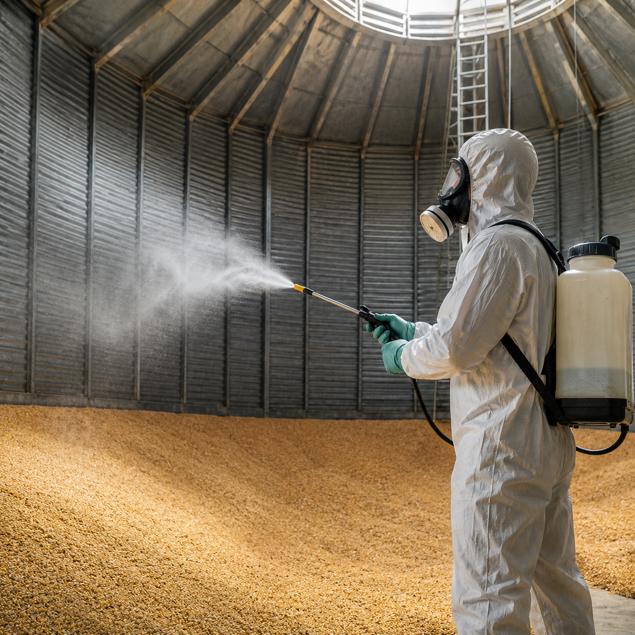 sanitizing silo