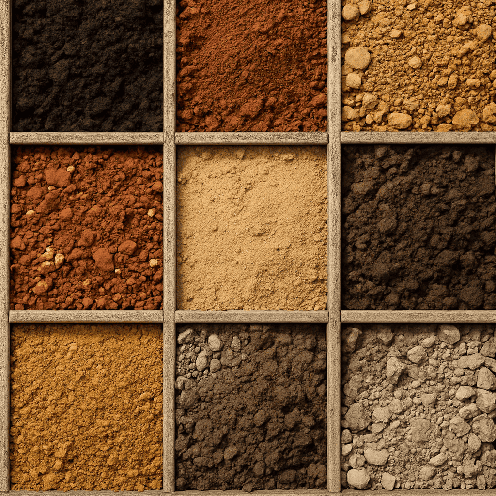 Classification of soil types 
