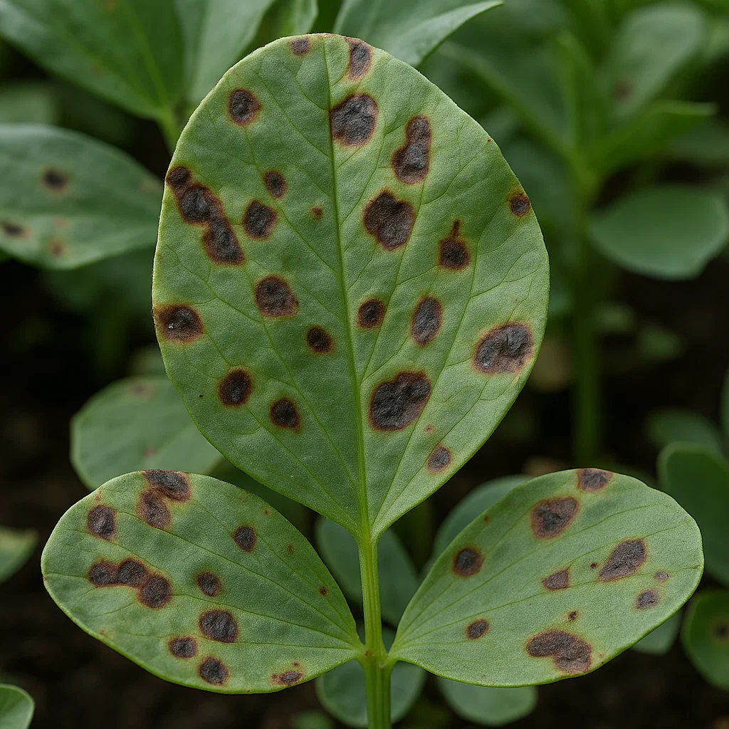 لکه باکتریایی باقلا