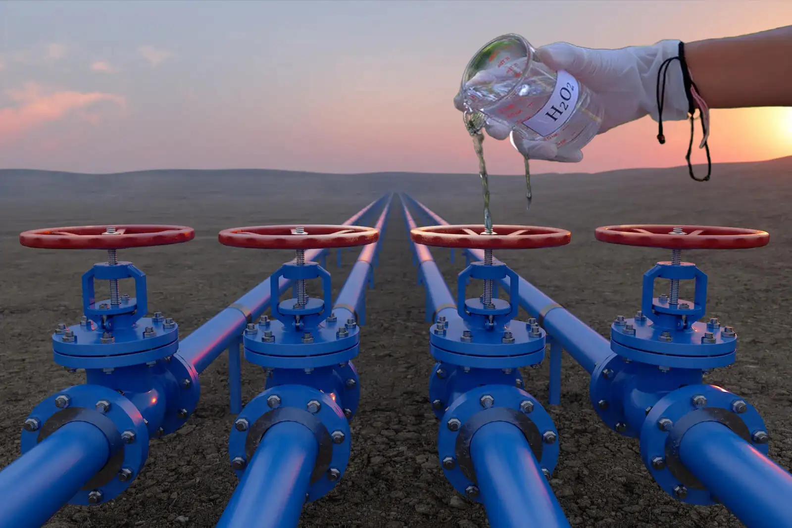 ضدعفونی پایپ ها در گلخانه های هیدروپونیک