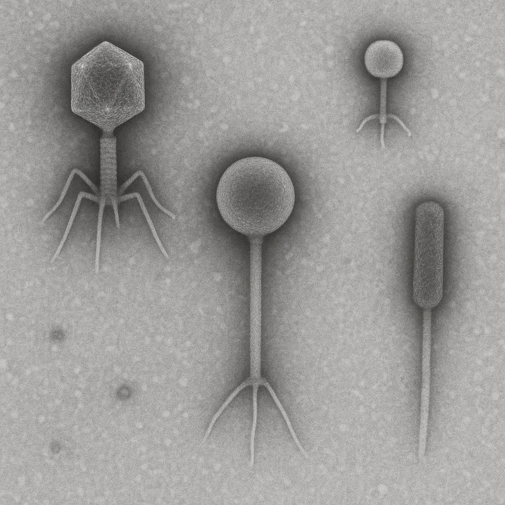 انواع باکتریوفاژ