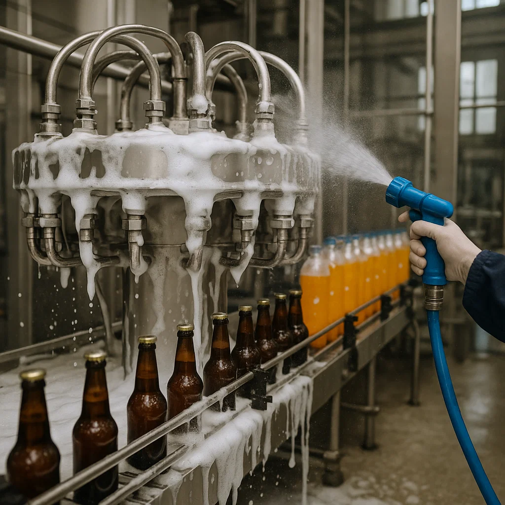 ضدعفونی و گندزدایی پرکن های نوشابه