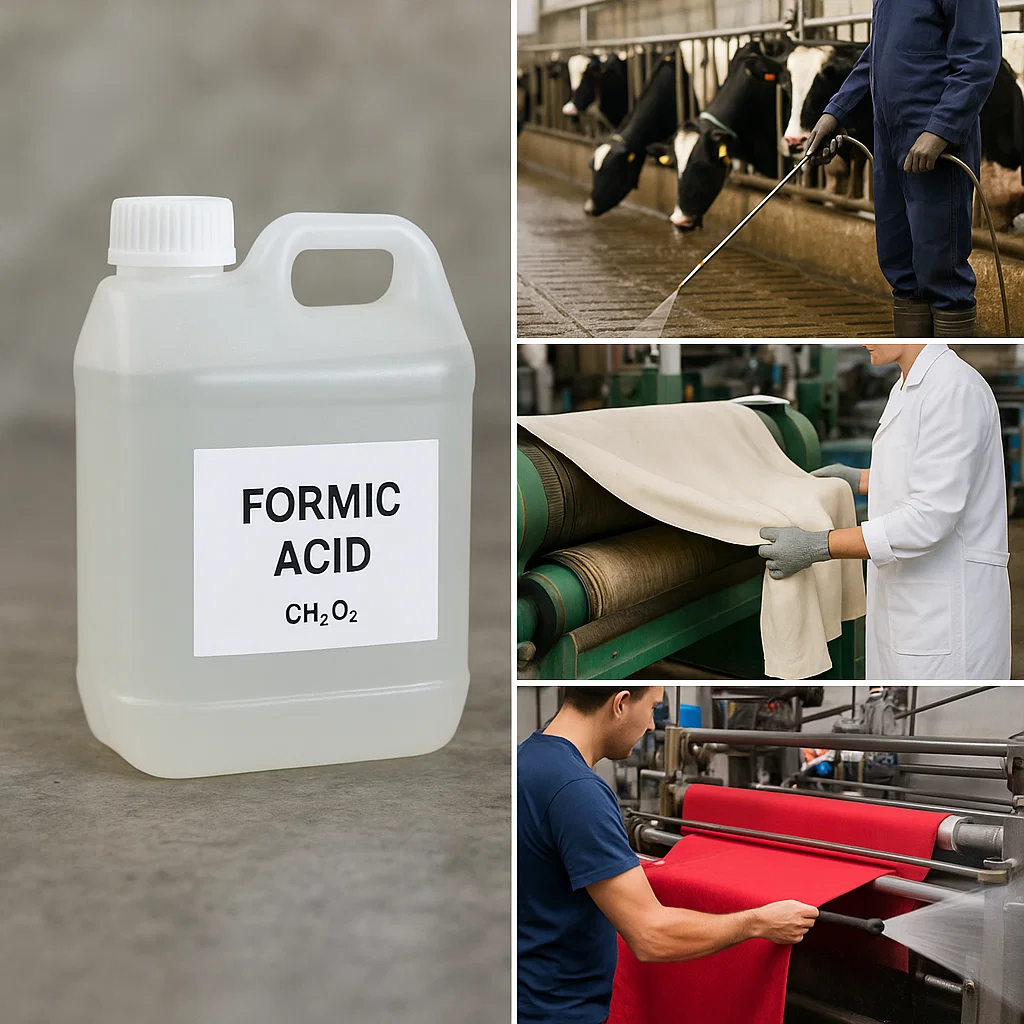 کاربردهای اسید فرمیک در صنعت