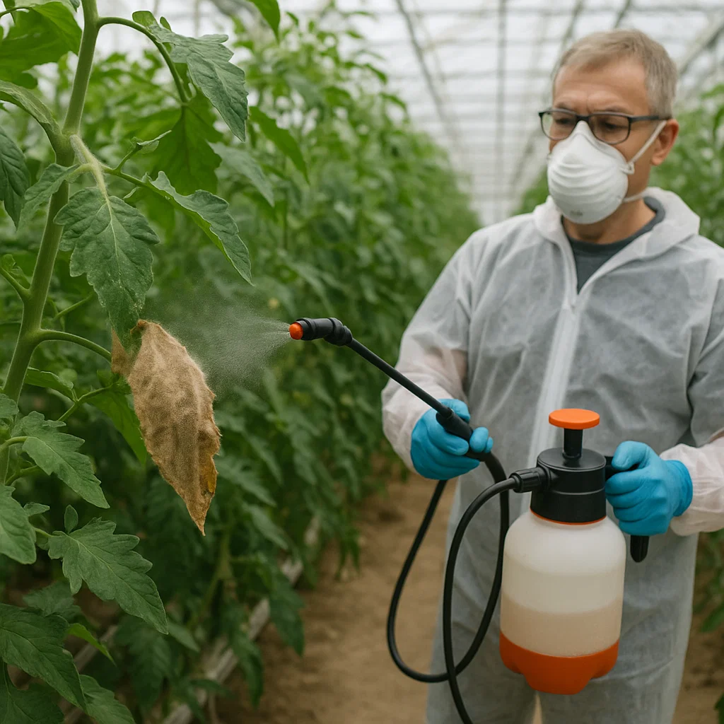 کنترل بیماری بوتیریتیس در گلخانه