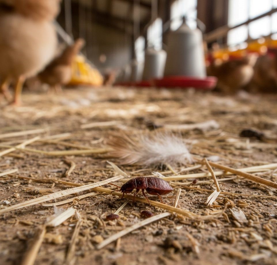 سوسک بستر مرغداری و دامداری چیست؟