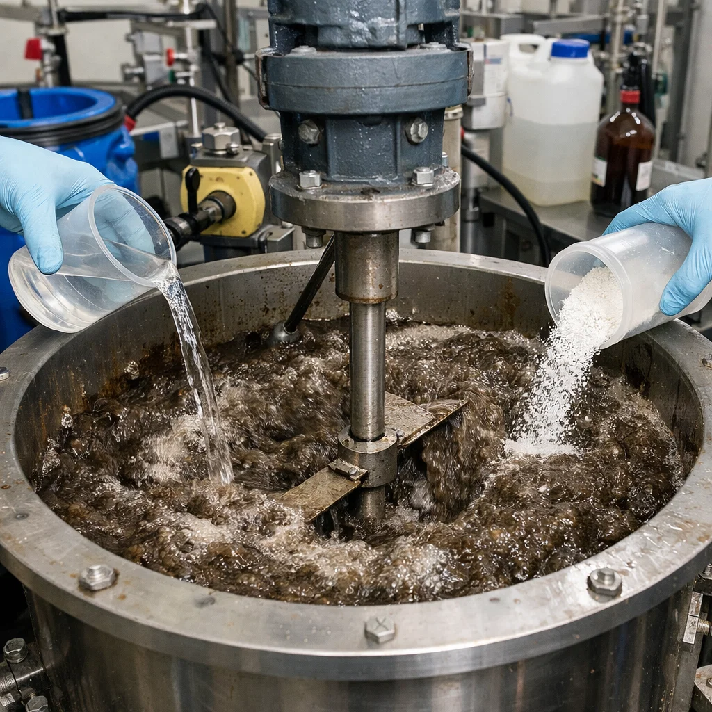 تیمار شیمیایی لجن نفتی