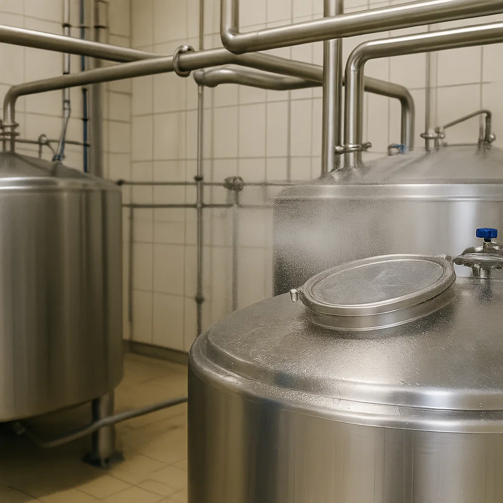 شستشوی تانک های شیر با اکسیژن فعال