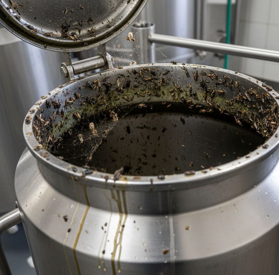 آلودگی تانک شیر