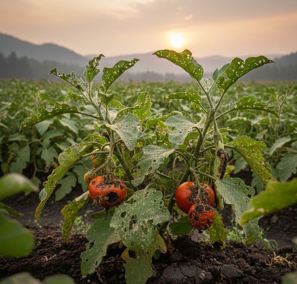 بیماری فوزاریوم گوجه فرنگی