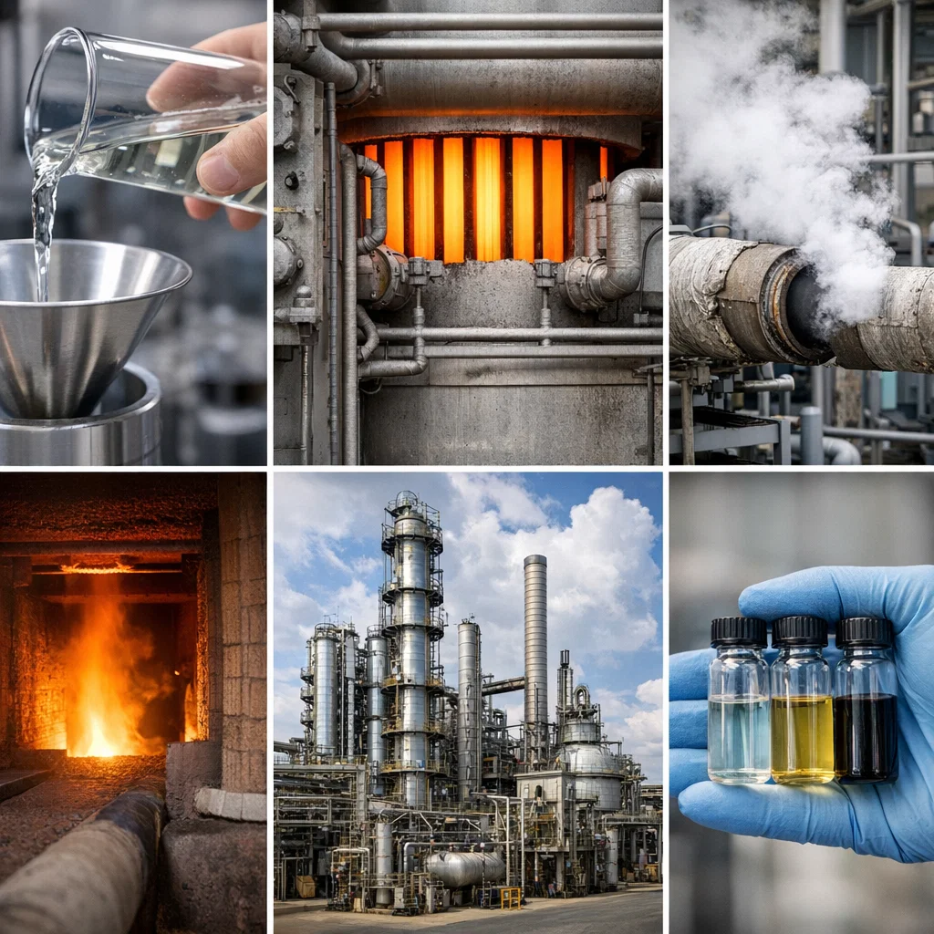 مراحل کراکینگ بخار چیست؟