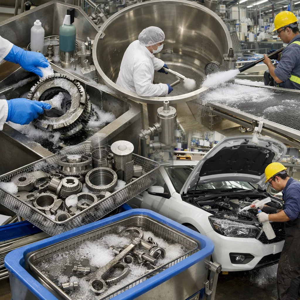 کاربردهای شوینده های خنثی در صنایع حساس