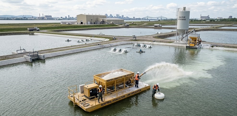 lime application in aquatics