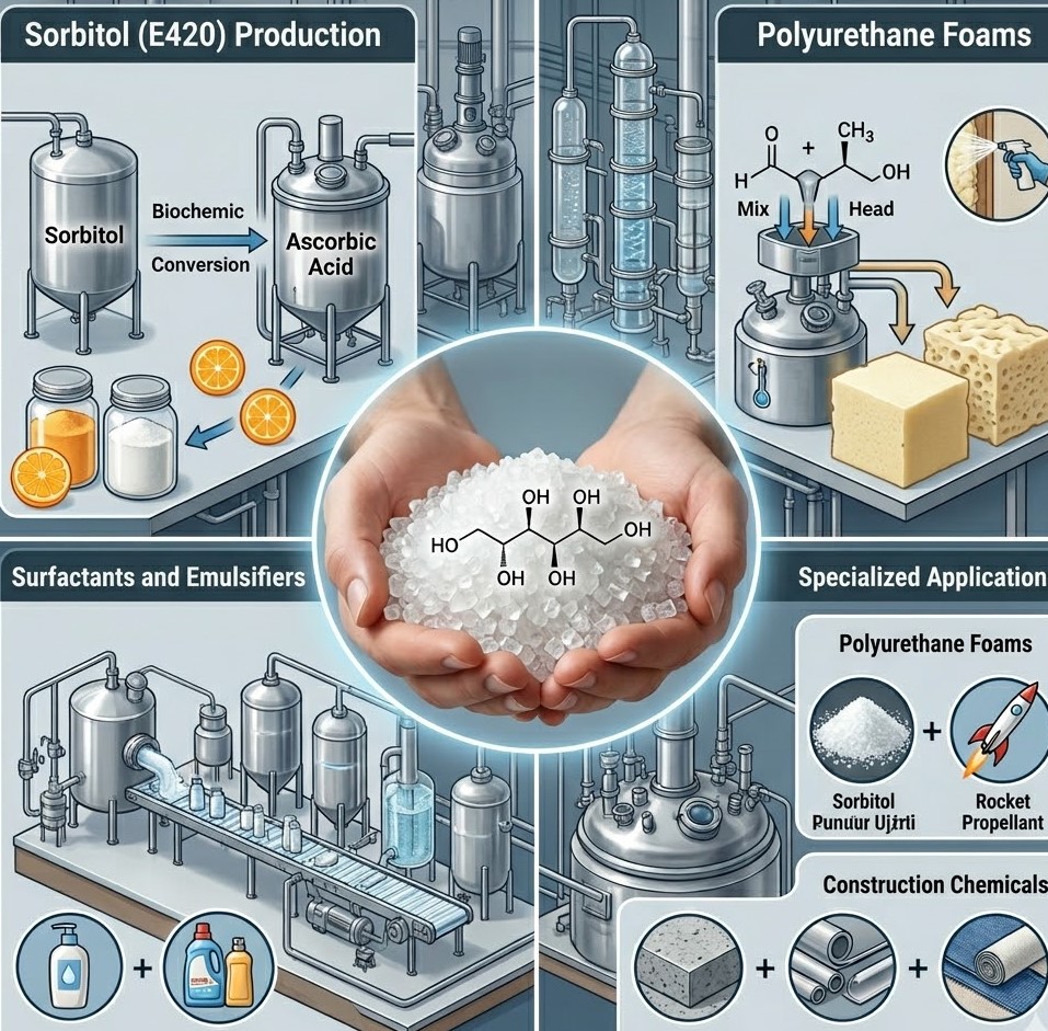 sorbitol and its uses in chemical industry