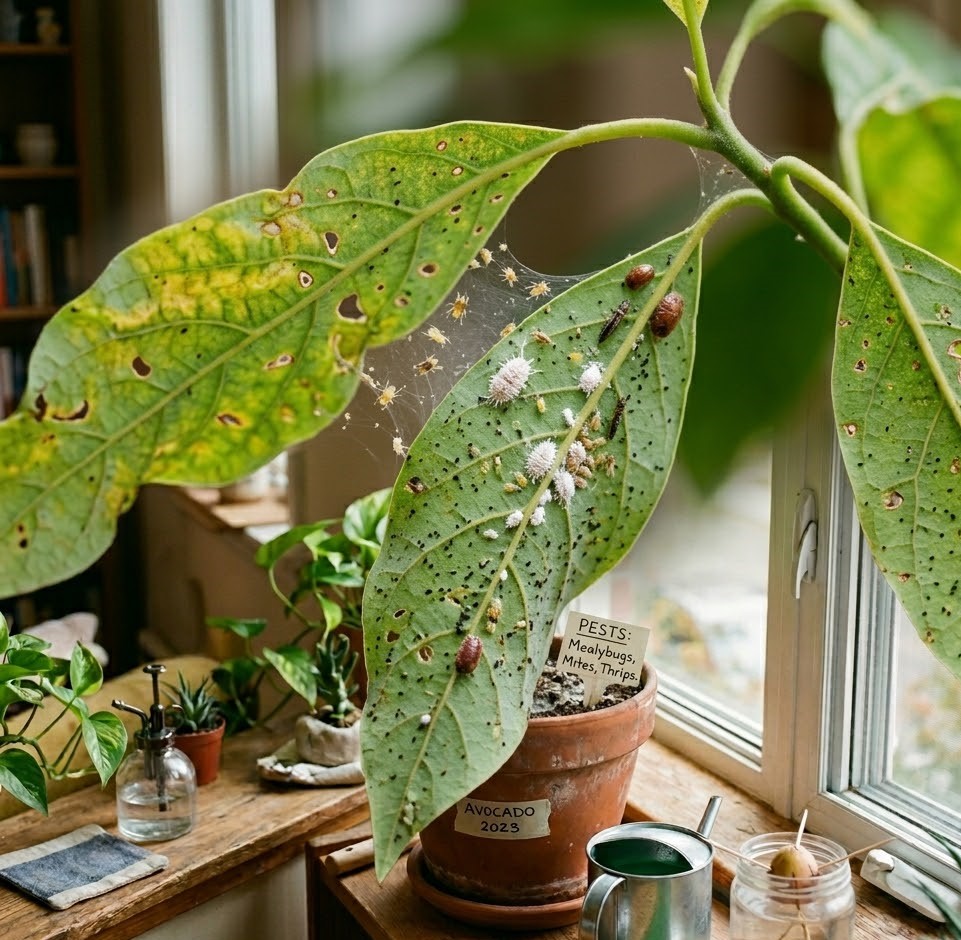 pests against avocado