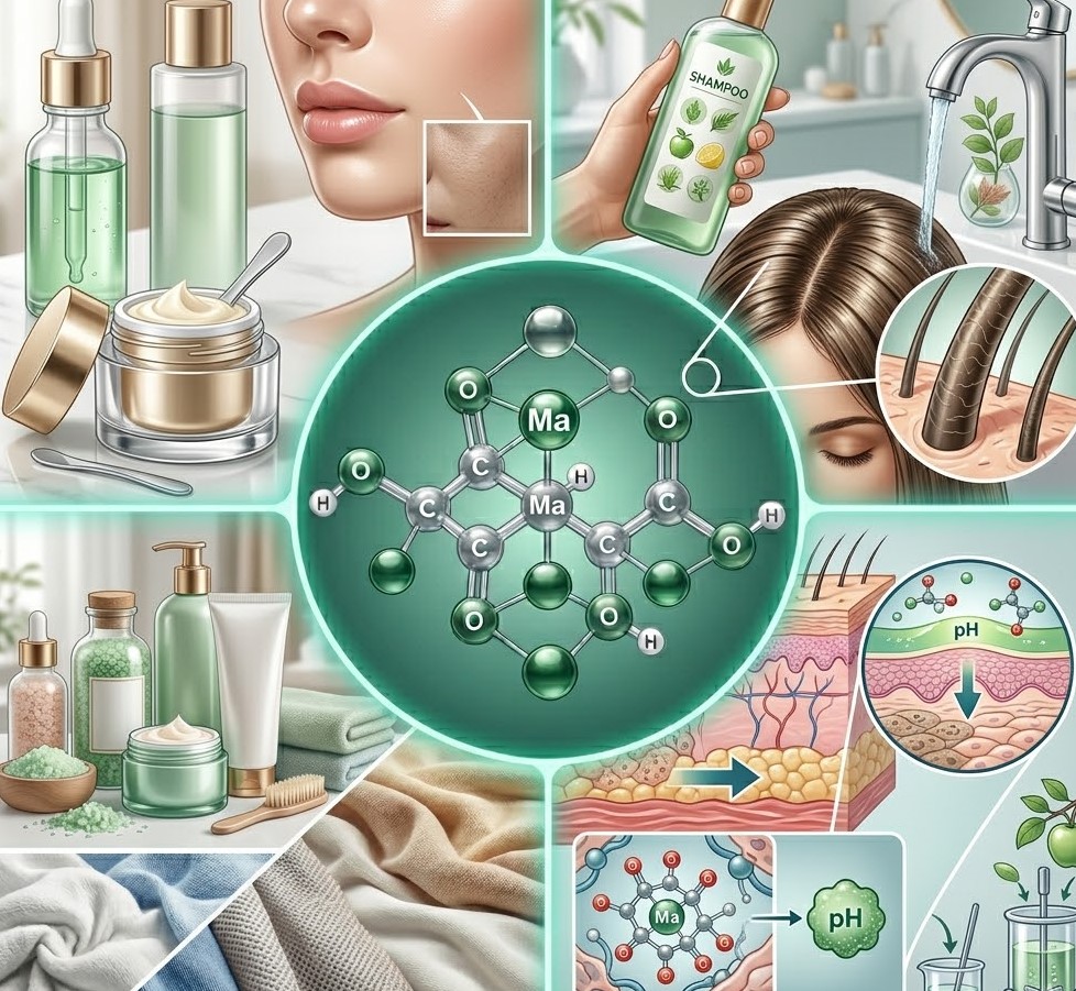 Malic Acid benefits in skincare and cosmetic formulations