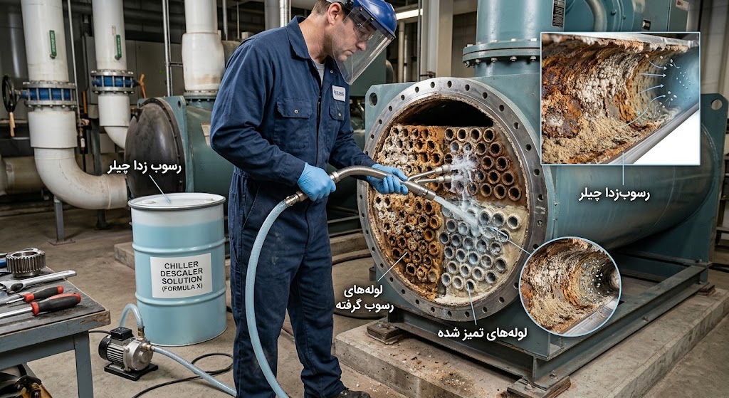 رسوب زدا برای چیلر